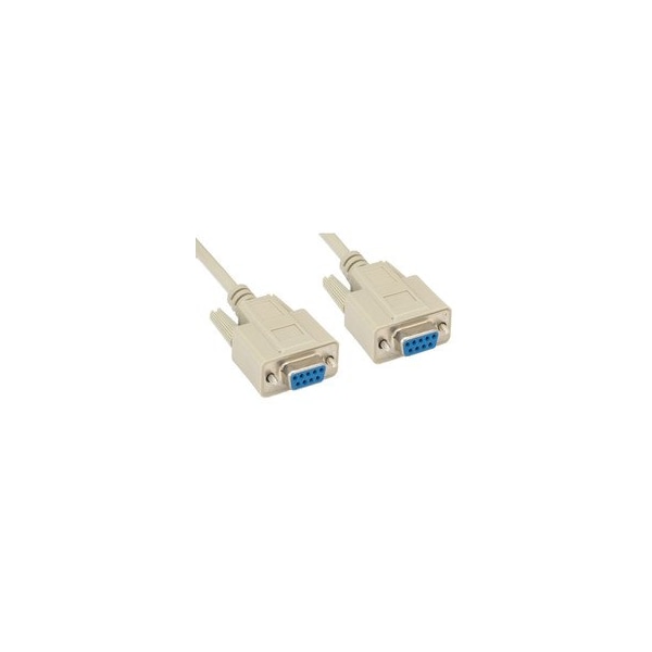 Cable Wholesale DB9 Female Serial Cable, DB9 Female, UL rated, 9 Conductor, 1:1, 25 foot 10D1-03425 - main